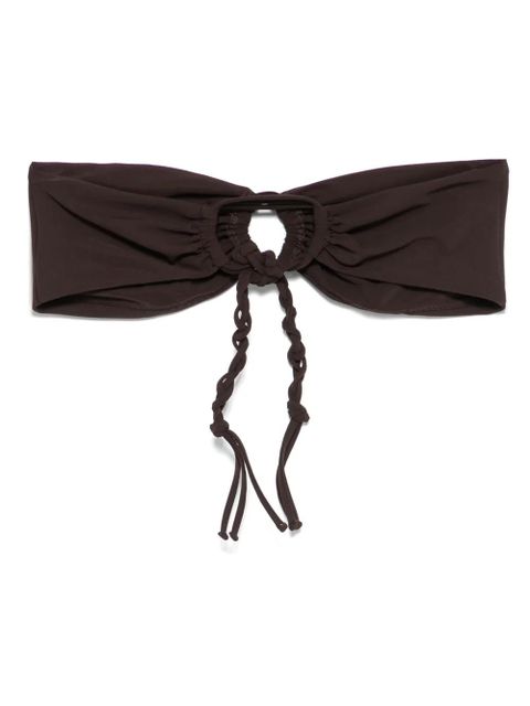 Jil Sander strapless bikini top - Brown - zdjęcie produktu nr 2