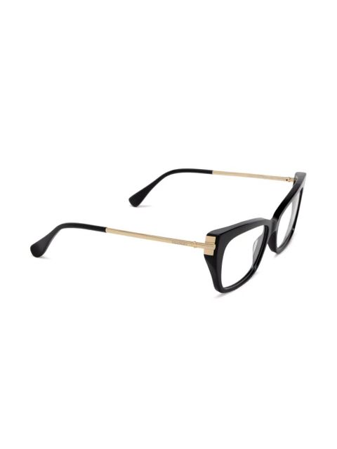 Max Mara Eyewear rectangle-frame glasses - Black - zdjęcie produktu nr 2