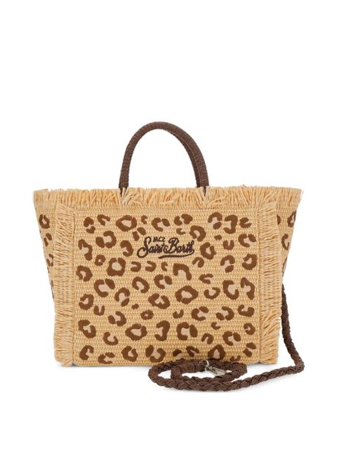 MC2 Saint Barth Colette fringe animal-print tote bag - Neutrals - zdjęcie produktu nr 2