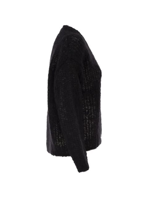 Weekend Max Mara textured V-neck cardigan - Black