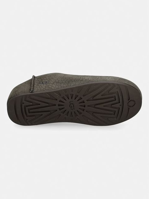 UGG kapcie nubukowe W Elea Embossed Slip-On