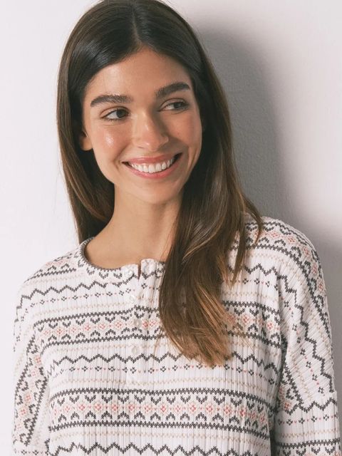 women'secret komplet piżamowy damska kolor biały 3132261