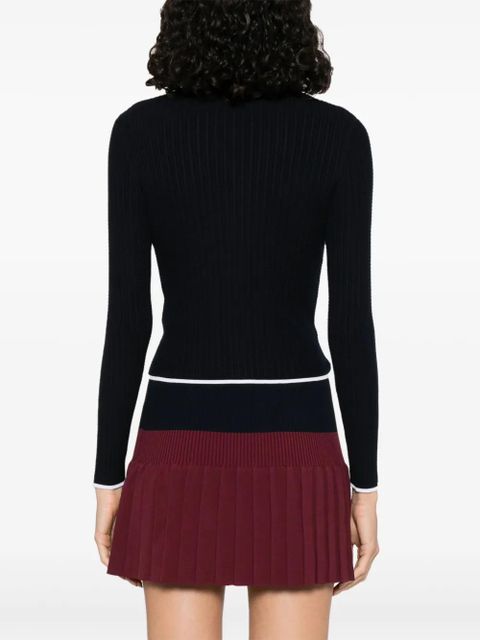 SANDRO button-up cardigan - Blue