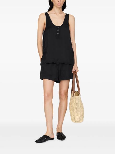 ANINE BING Evy button-front tank top - Black - zdjęcie produktu nr 1