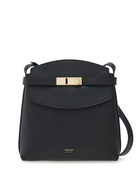 Ferragamo small Hug crossbody bag - Black - zdjęcie produktu nr 1