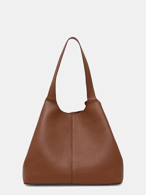 Coccinelle torebka skórzana kolor brązowy E1 SHA 11 01 01