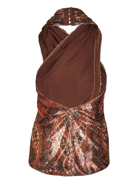 Johanna Ortiz sequin glimmering frost top - Black - zdjęcie produktu nr 2