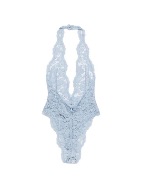 Rowen Rose lace halterneck bodysuit - Blue - zdjęcie produktu nr 2