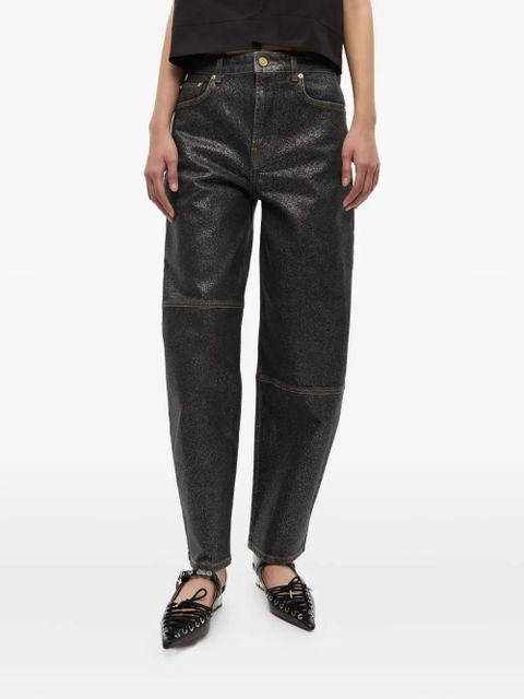 GANNI denim trousers - Black - zdjęcie produktu nr 2