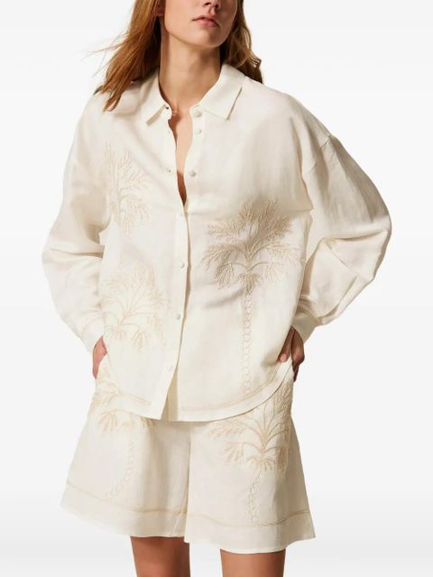 TWINSET button-up shirt - Neutrals - zdjęcie produktu nr 2