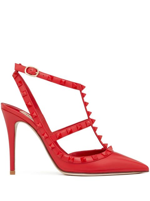 Valentino Garavani Rockstud pumps - Red