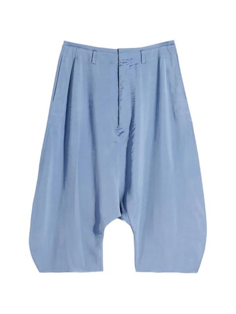 LEMAIRE pleated dropped bermuda shorts - Blue - zdjęcie produktu nr 1