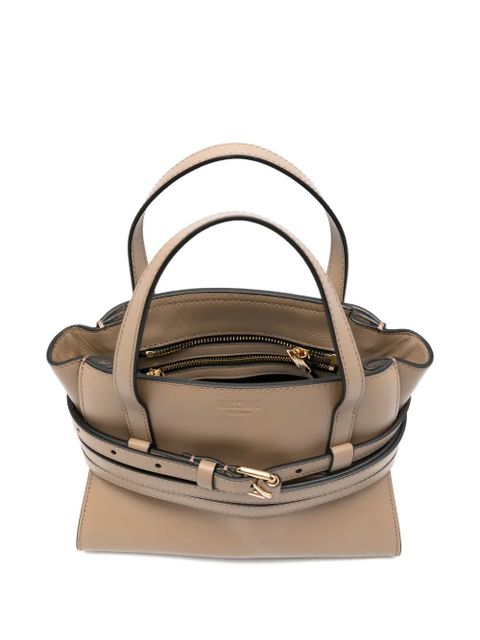 Moschino buckle-strap tote bag - Neutrals