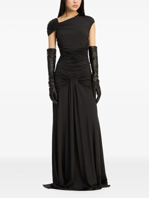 ROTATE BIRGER CHRISTENSEN asymmetric maxi dress - Black