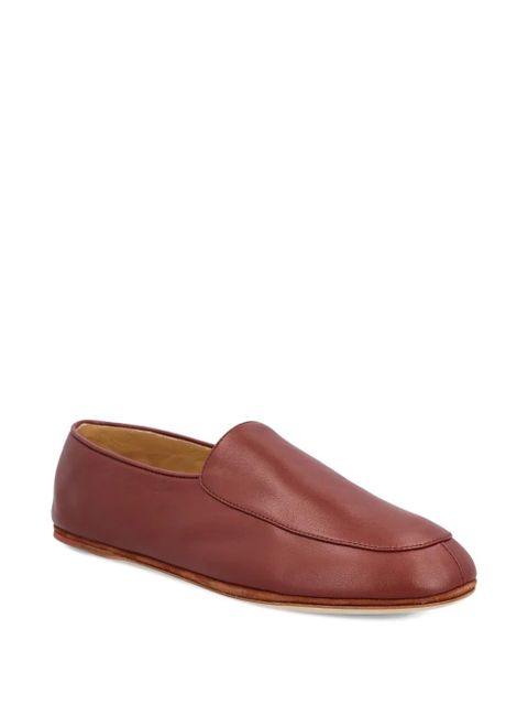 Loro Piana Anton Walk leather loafers - Brown
