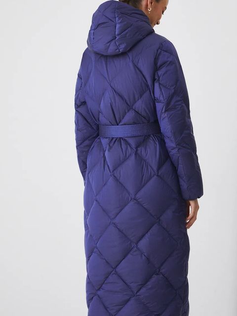 Medicine płaszcz puchowy kolor fioletowy zimowy - zdjęcie produktu nr 2