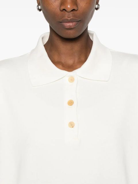 The Row Corzas polo top - Neutrals