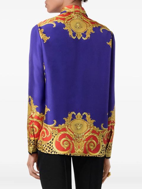 Versace baroque-print shirt - Purple