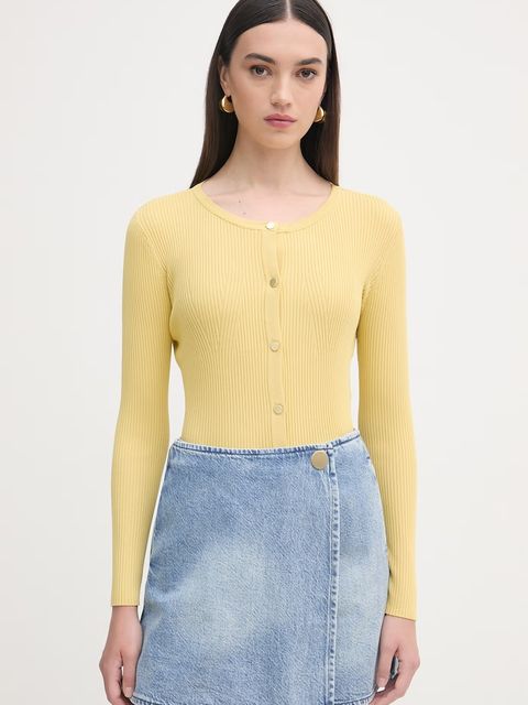 Armani Exchange sweter rozpinany damski z wiskozą - zdjęcie produktu nr 1