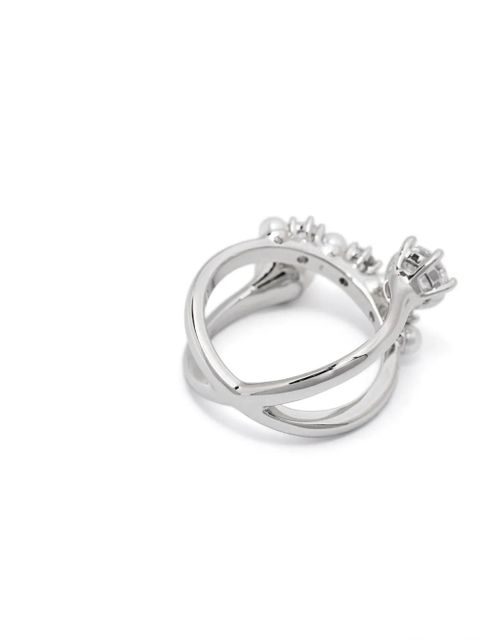 Swarovski Matrix ring - Silver