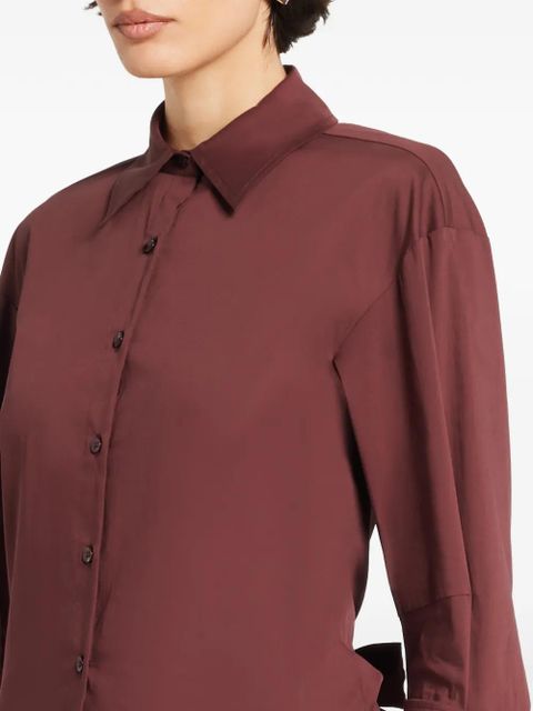 Simon Miller back-tie shirt - Brown