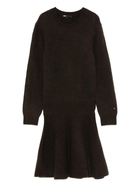 Maje knitted midi dress - Brown - zdjęcie produktu nr 1