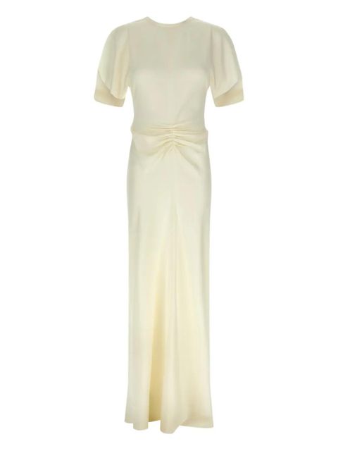 Victoria Beckham Isabella draped gown dress - Neutrals - zdjęcie produktu nr 1