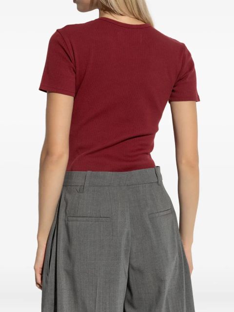 Vivienne Westwood Orb-embellished ribbed bodysuit - Red - zdjęcie produktu nr 2