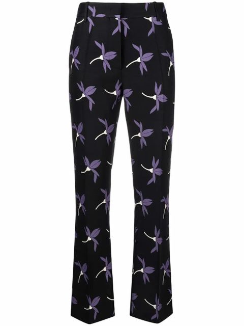 Valentino Garavani Fairy Flowers print trousers - Black - zdjęcie produktu nr 1