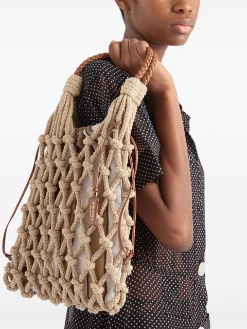 Prada medium Noué tote bag - Neutrals