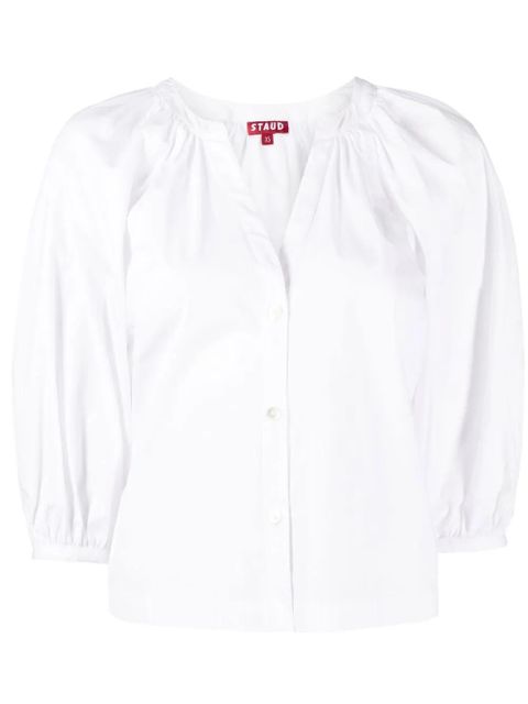 STAUD Dill button-up shirt - White - zdjęcie produktu nr 1