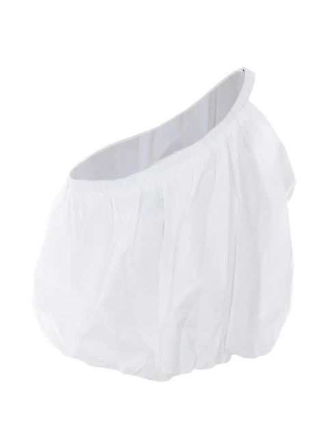 Eleh one-shoulder cropped top - White - zdjęcie produktu nr 2