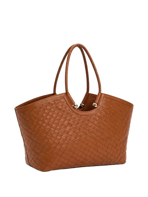 TWINSET braided-handle tote bag - Brown - zdjęcie produktu nr 2