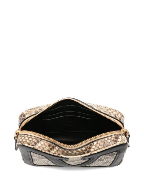 Valentino Garavani Viva Superstar snakeskin shoulder bag - Neutrals