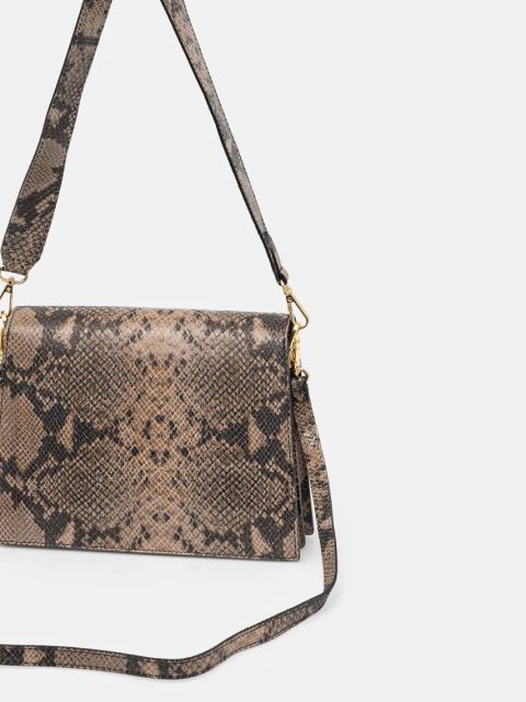 Answear.LAB torebka skórzana kolor beżowy