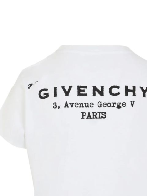Givenchy Stamp-print cotton T-shirt - White