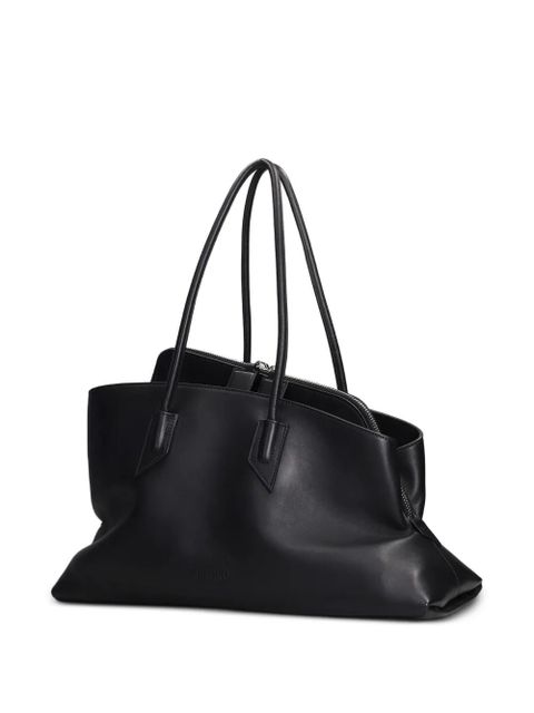 The Attico medium La Passeggiata leather tote bag - Black