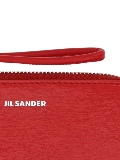 Jil Sander zip wallet - Red - zdjęcie produktu nr 2