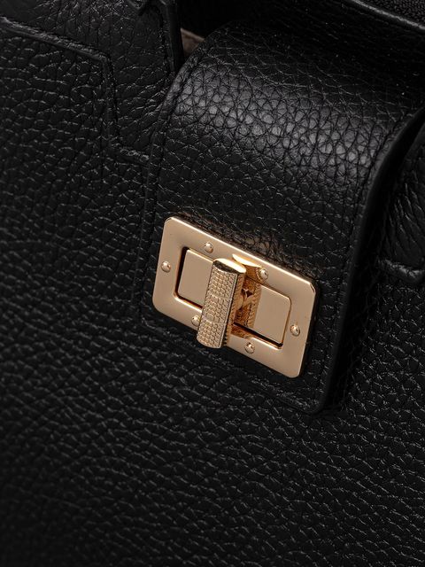 Geox torebka skórzana LEONORY kolor czarny D35KQA 00046