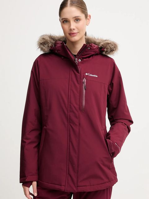 Columbia kurtka narciarska Ava Alpine kolor bordowy 2085831 - zdjęcie produktu nr 1