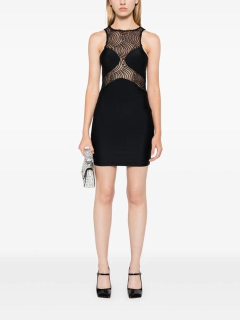 ROTATE BIRGER CHRISTENSEN stretchy mini dress - Black