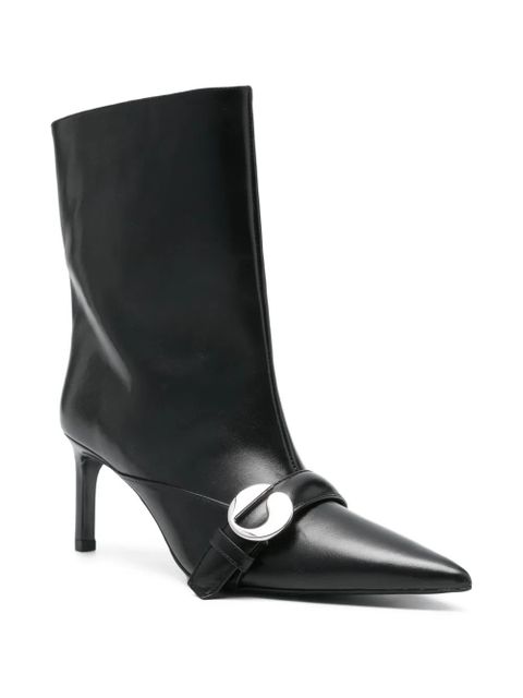 Coperni 70mm buckle-fastening pointed-toe boots - Black - zdjęcie produktu nr 2