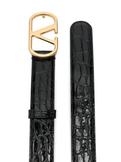 Valentino Garavani VLogo belt - Black - zdjęcie produktu nr 2