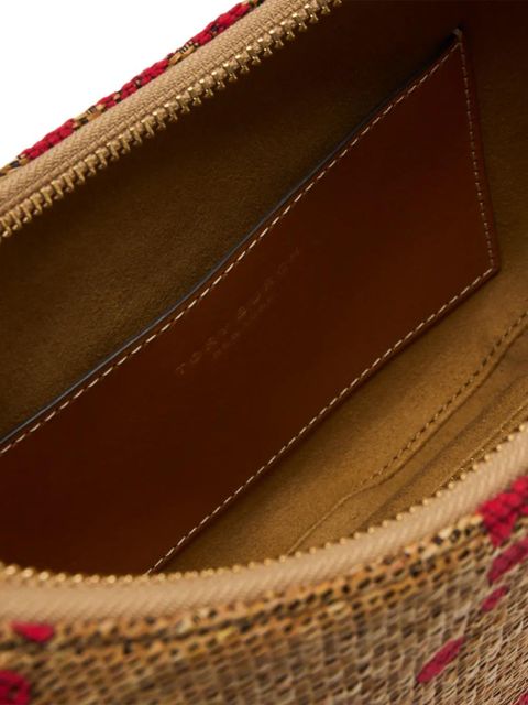 Tory Burch Romy woven shoulder bag - Neutrals