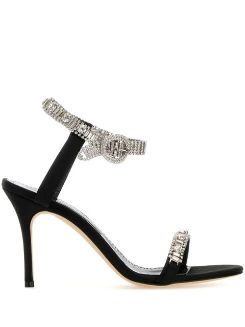 Manolo Blahnik 90mm Asasan sandals - Black - zdjęcie produktu nr 1
