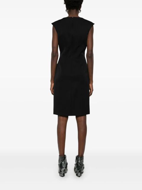 Alexander McQueen wool mini dress - Black