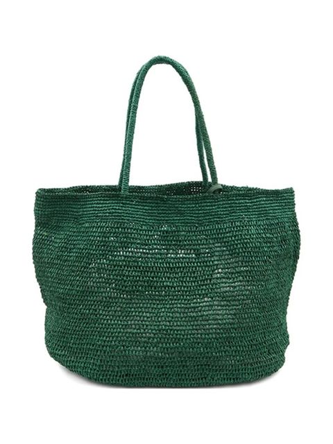 The Row Oregon interwoven tote bag - Green - zdjęcie produktu nr 1