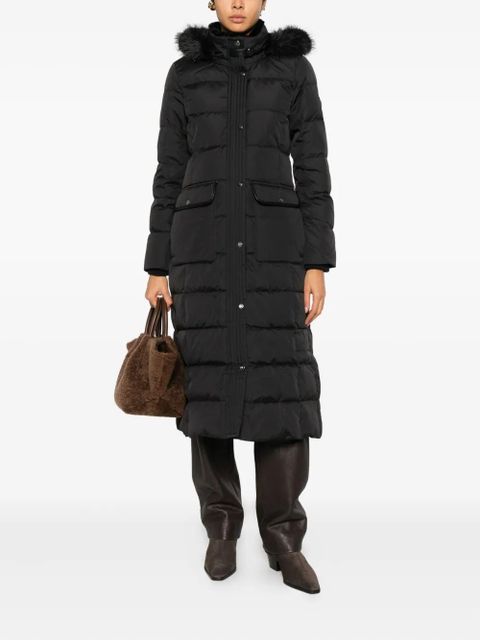 Lauren Ralph Lauren fur-trim coat - Black - zdjęcie produktu nr 2
