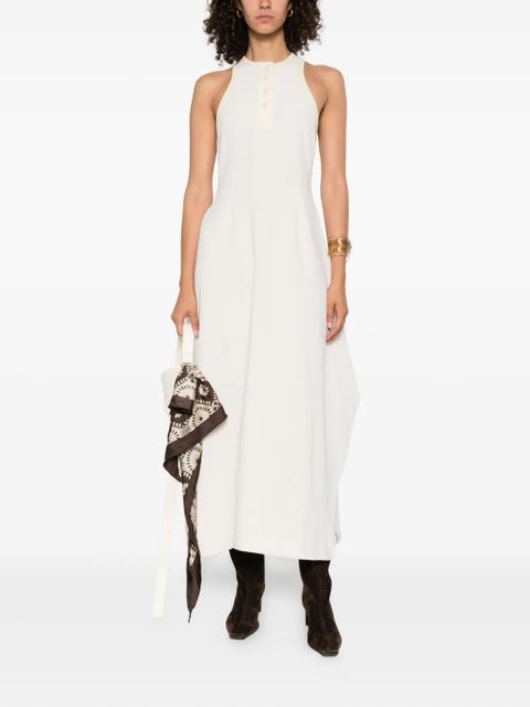 Nanushka draped-hem tank midi dress - Neutrals - zdjęcie produktu nr 2