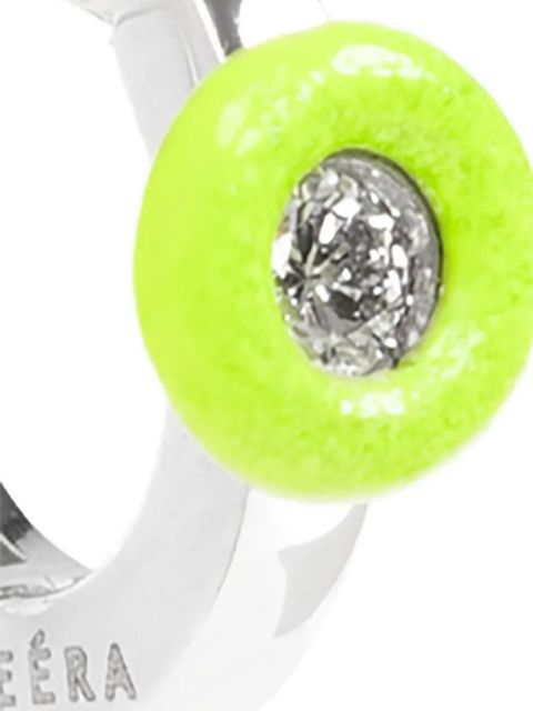 EÉRA 18K white gold single hoop earring - zdjęcie produktu nr 2